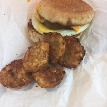 Dunkin' - The burnt tots and the Beyond sausage sandwich - Donuts Near Me - Houston, Texas Dunkin' - The burnt tots and the Beyond sausage sandwich - Donuts Near Me - Houston, Texas