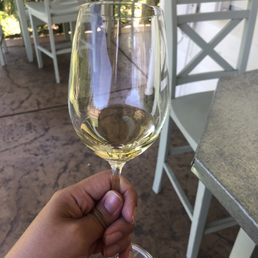 Glass with one tasting