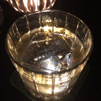 Josef Cocktailbar - "Smoked" Old Fashioned and the light up coaster - Cocktail Bars Near Me - Vienna, 9