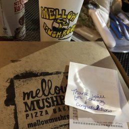 Kind note from our server Kind note from our server