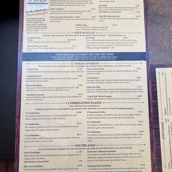 El Patron ABQ - Menu - New Mexican Cuisine Near Me - Albuquerque, New Mexico
