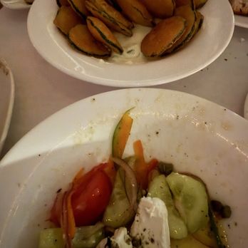 KAVA neo-taverna - Kolokithakia and salad - Greek Near Me - Boston, Massachusetts KAVA neo-taverna - Kolokithakia and salad - Greek Near Me - Boston, Massachusetts