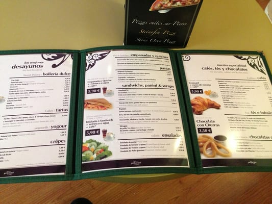 Menu photo 1 Prioritè Madrid, M Menu photo 1 Prioritè Madrid, M