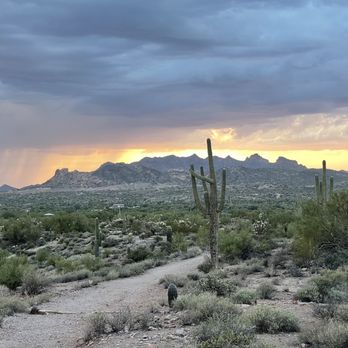 Lost Dutchman State Park - Looking towards pheonix fro the base of the mountains - Parks Near Me - Apache Junction, Arizona