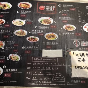 Hey Noodles - One side of the menu at Hey Noodles! This side features the noodle soups - Chinese Near Me - Toronto, Ontario Hey Noodles - One side of the menu at Hey Noodles! This side features the noodle soups - Chinese Near Me - Toronto, Ontario