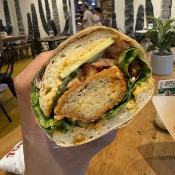 Chef Tanya's Kitchen - Close up of the sandwich - Vegan Near Me - Palm Desert, California