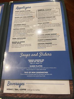Menu photo 5 Kilroy's Springfield, VA