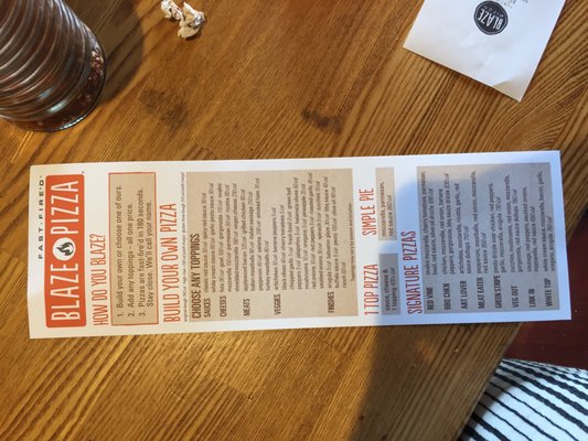 Menu photo 3 Blaze Pizza Carlsbad, CA