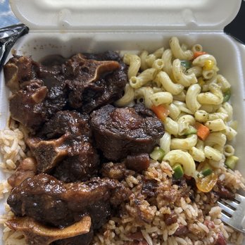 Mr Mack's - a meal in a styrofoam container - Caribbean Near Me - West Palm Beach, Florida Mr Mack's - a meal in a styrofoam container - Caribbean Near Me - West Palm Beach, Florida