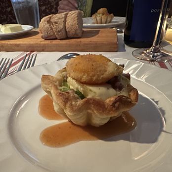 RSVP - Puff pastry blue cheese first course - French Near Me - West Cornwall, Connecticut