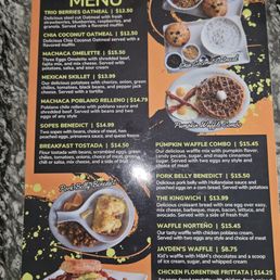 Seasonal Menu Seasonal Menu
