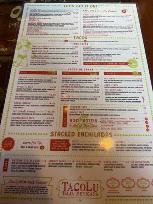 Menu photo 2 TacoLu Jacksonville Beach, FL