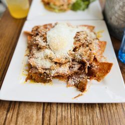 Lucho's - Chilaquiles with Cochinita Pibil