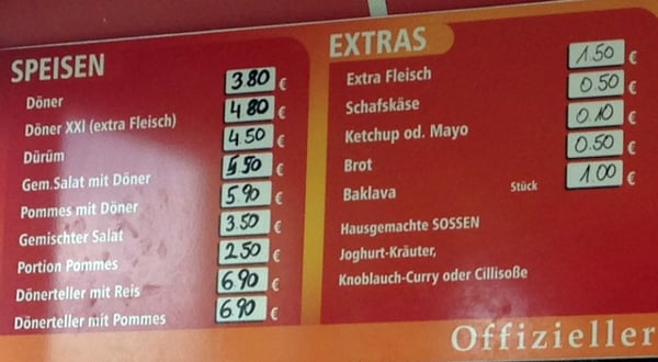Menu photo 3 Sofra Munich, BY