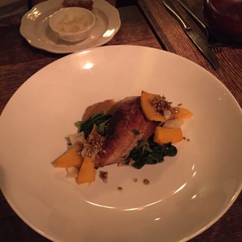 Table, Donkey and Stick - Seared walleye pike. Light and flavorful! - Modern European Near Me - Chicago, Illinois Table, Donkey and Stick - Seared walleye pike. Light and flavorful! - Modern European Near Me - Chicago, Illinois