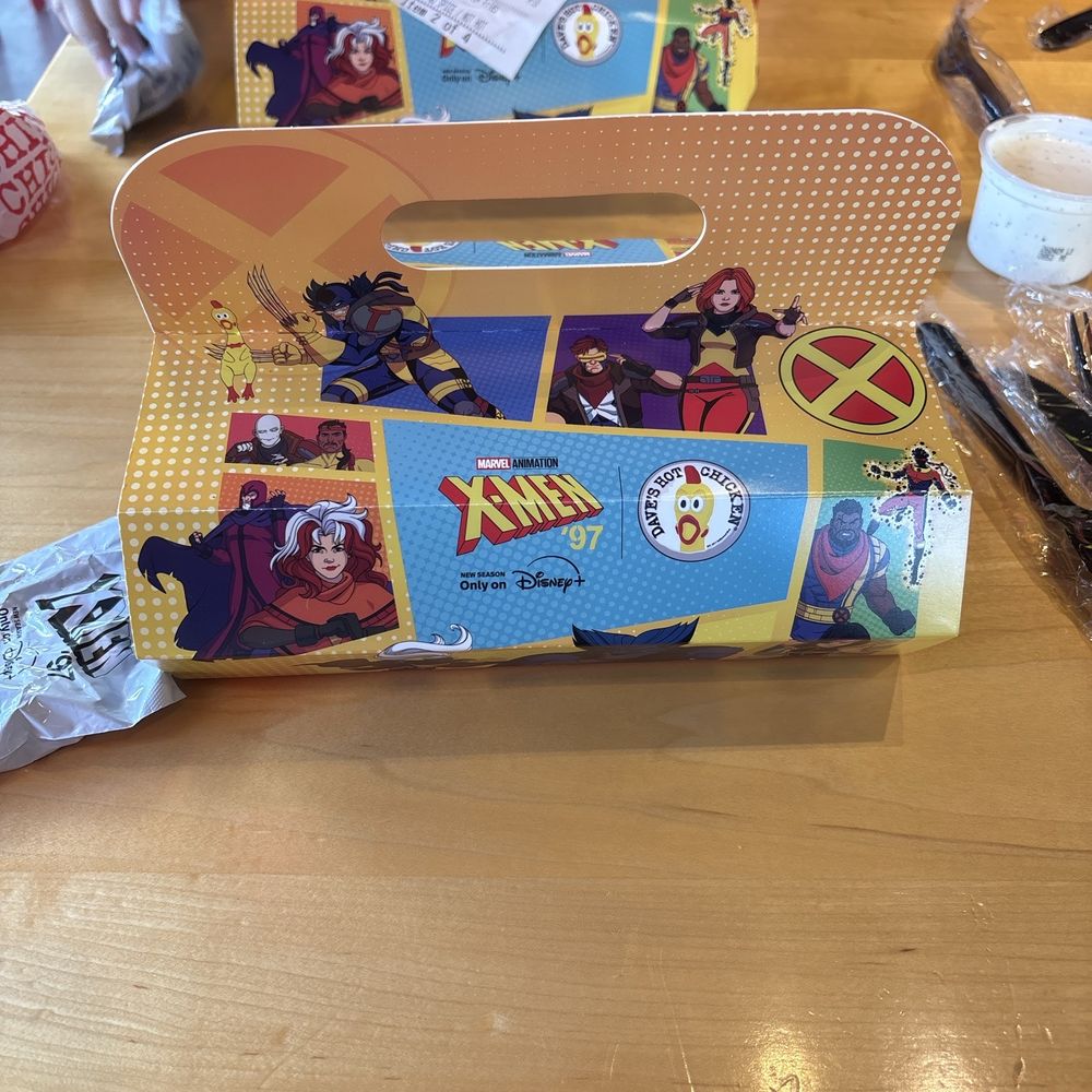 Dave's Hot Chicken - X-Men Dave's X-Meal w/ 10 pc Bites - Chicken Shop Near Me - Santa Clara, California