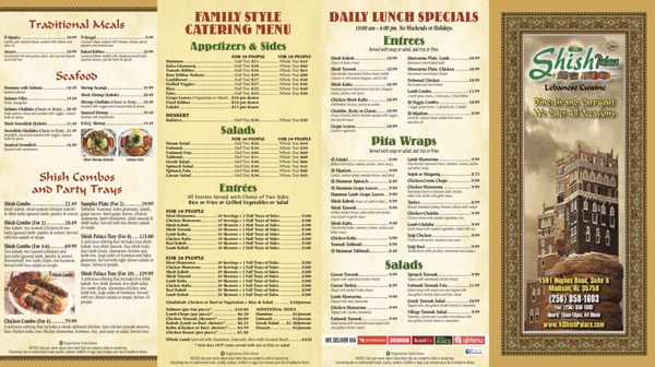Menu photo 8 Al Shish Palace Madison, AL Menu photo 8 Al Shish Palace Madison, AL