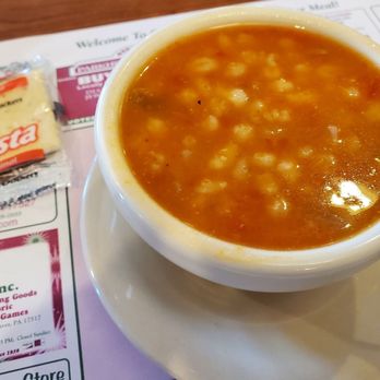 Park Place Diner - Vegetable beef barley soup. - Diners Near Me - Denver, Pennsylvania Park Place Diner - Vegetable beef barley soup. - Diners Near Me - Denver, Pennsylvania