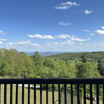Bent Mountain Lodge - View from the deck off the main lodge - Bed & Breakfast Near Me - Copper Hill, Virginia Bent Mountain Lodge - View from the deck off the main lodge - Bed & Breakfast Near Me - Copper Hill, Virginia
