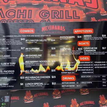 Mexihanas Hibachi Grill - Menu 11:29/22 - Mexican Near Me - Modesto, California Mexihanas Hibachi Grill - Menu 11:29/22 - Mexican Near Me - Modesto, California
