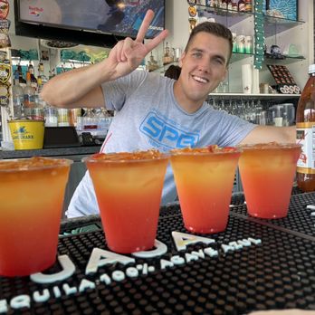 Southernmost Point Bar - Bahama Mamas with floaters - Bars Near Me - Key West, Florida Southernmost Point Bar - Bahama Mamas with floaters - Bars Near Me - Key West, Florida