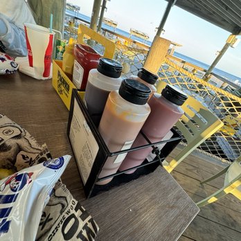 PigDog Beach Bar - Extra Barbecue Sauces - Bars Near Me - Wildwood, New Jersey