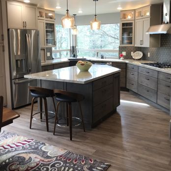 Stephanie's Custom Interiors - Remodeled kitchen with walk around Island. - Interior Design Near Me - Grass Valley, California Stephanie's Custom Interiors - Remodeled kitchen with walk around Island. - Interior Design Near Me - Grass Valley, California