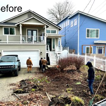 Van's Landscape - Cleaning up and Installing artificial tufts - Landscaping Near Me