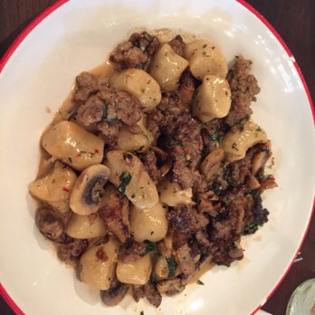 MoCo's Founding Farmers - Sausage and mushroom gnocchi - New American Near Me - Potomac, Maryland MoCo's Founding Farmers - Sausage and mushroom gnocchi - New American Near Me - Potomac, Maryland