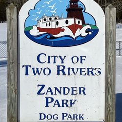 Zander Dog Park - Main sign