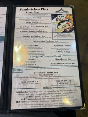 Menu photo 5 Dave's High Desert Grill Albuquerque, NE