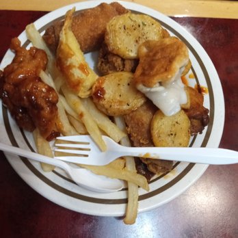 Empire Buffet - a plate of fried chicken and french fries - Chinese Near Me - Putnam, Connecticut