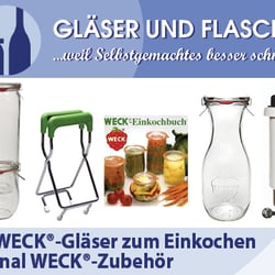 Gläser und Flaschen