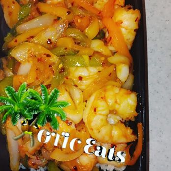 Xoticeats Caribbean Kitchen - Pepper shrimp
Onions and pepper mix serve over white Rice - Caribbean Near Me - Las Vegas, Nevada Xoticeats Caribbean Kitchen - Pepper shrimp
Onions and pepper mix serve over white Rice - Caribbean Near Me - Las Vegas, Nevada