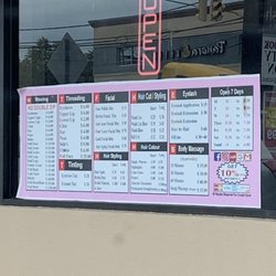 A closer look of the lie. Eyebrows are $7, not $5.99.