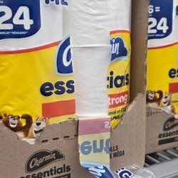 Walmart Supercenter - Ripped toilet paper product.