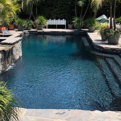 MTZ Pool Remodeling - Black bottom plaster finish
