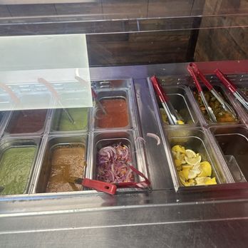 Tacos Chapala - Condiments bar - Mexican Near Me - Stockton, California