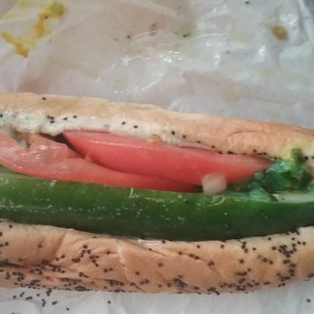 Devil Dawgs -  South State - The Chicago Dog w/soggy bun. - Hot Dogs Near Me - Chicago, Illinois