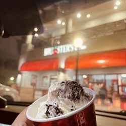 Bruster's Real Ice Cream - Cookies and Cream scoop