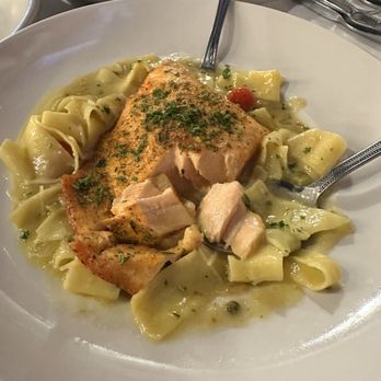 King Crab House - pappardelle pasta, salmon, garlic butter sauce - Cajun/Creole Near Me - North Richland Hills, Texas King Crab House - pappardelle pasta, salmon, garlic butter sauce - Cajun/Creole Near Me - North Richland Hills, Texas