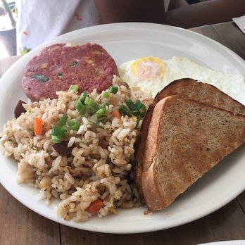 Moke’s Bread And Breakfast - Corned beef hash with fried rice - Breakfast & Brunch Near Me - Honolulu, Hawaii
