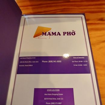 Mama Pho - Vietnamese Near Me - Honolulu, Hawaii