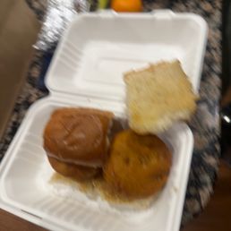 A Vada Pav without any chutney provided