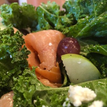 Halcyon - Kale YEA Salad with Smoked Salmon. - Coffee & Tea Near Me - San Antonio, Texas Halcyon - Kale YEA Salad with Smoked Salmon. - Coffee & Tea Near Me - San Antonio, Texas