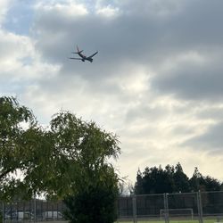 Whitsett Sports Field - Planes flying by fields