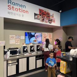 Busan Mart - Ramen station inside store