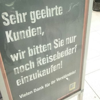 EDEKA Ernst - Hahaha. Für welche Reise werden dann hier Staubsaugerbeutel und Waschpulver und Glasreiniger angeboten? - Grocery Near Me - Munich, BY EDEKA Ernst - Hahaha. Für welche Reise werden dann hier Staubsaugerbeutel und Waschpulver und Glasreiniger angeboten? - Grocery Near Me - Munich, BY
