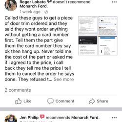Monarch Ford - Other reviews of monarch