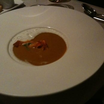 Luce Bar - Pumpkin cream soup with vanilla foam. - Hotels & Travel Near Me - Luzern, LU